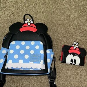 Disney Backpack with Matching Wallet